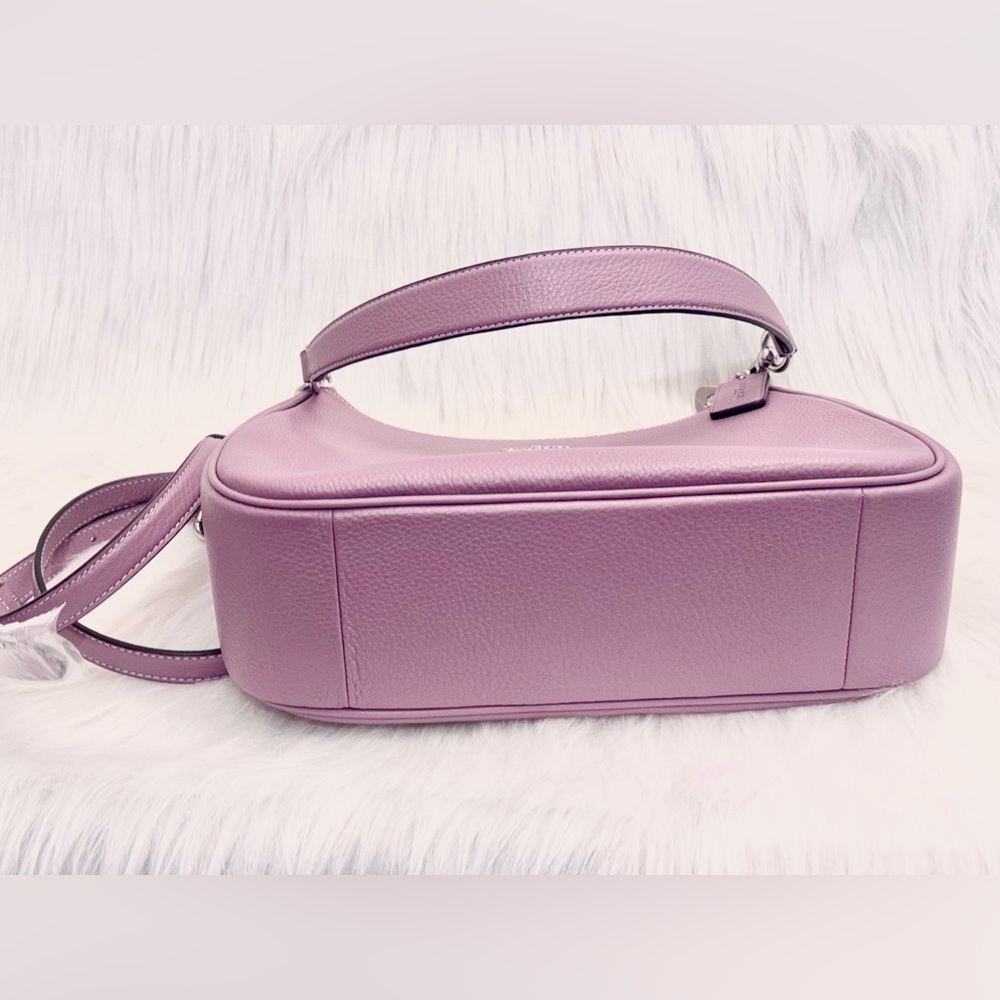Coach Teri Hobo Leather Shoulder Bag - Picture 7 of 10